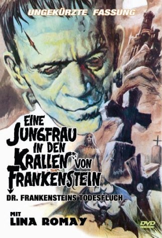 Eine Jungfrau in den Krallen von Frankenstein Films
