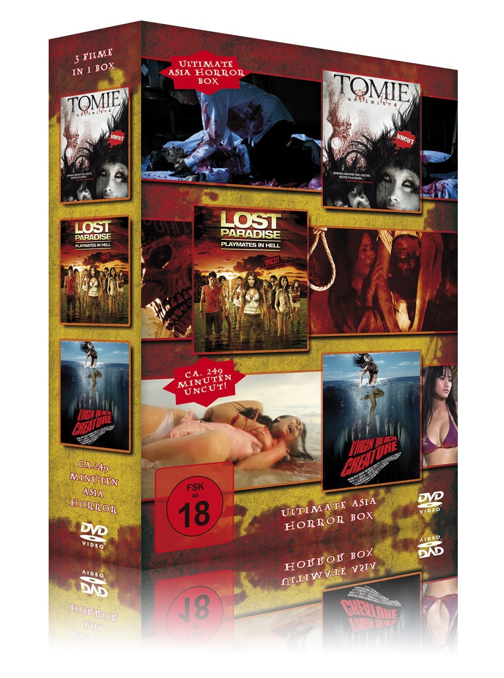 Ultimate Asia Horror Box (3er-Schuber: Tomie - Lost Paradise - Virgin Beach Creature) Films