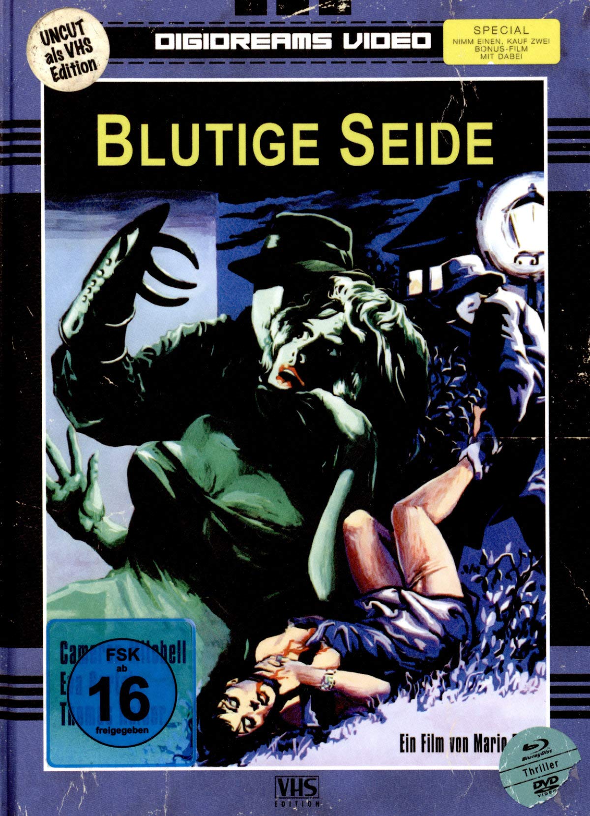 Blutige Seide/Killerfish - Mediabook - Uncut als VHS Edition - Limited Edition auf 250Stück Films