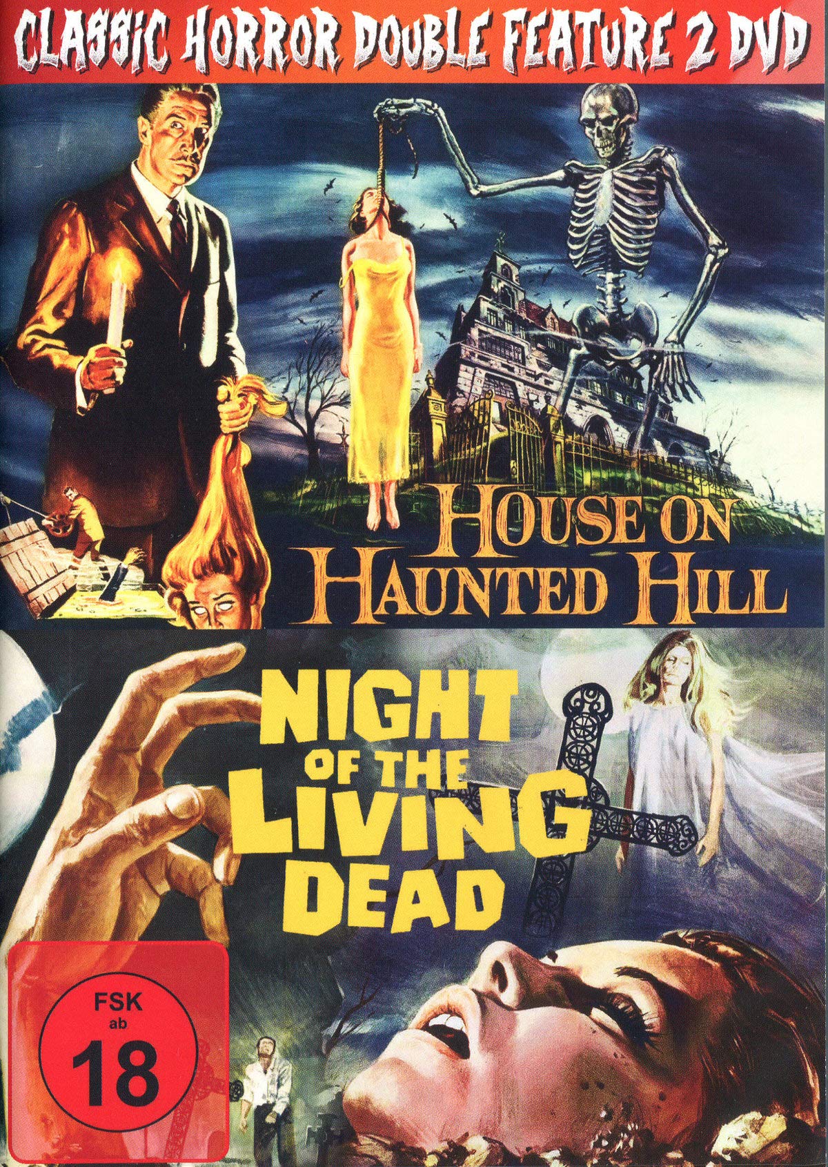 Classic Horror Double Feature: House on Haunted Hill/ Night of the Living Dead Films