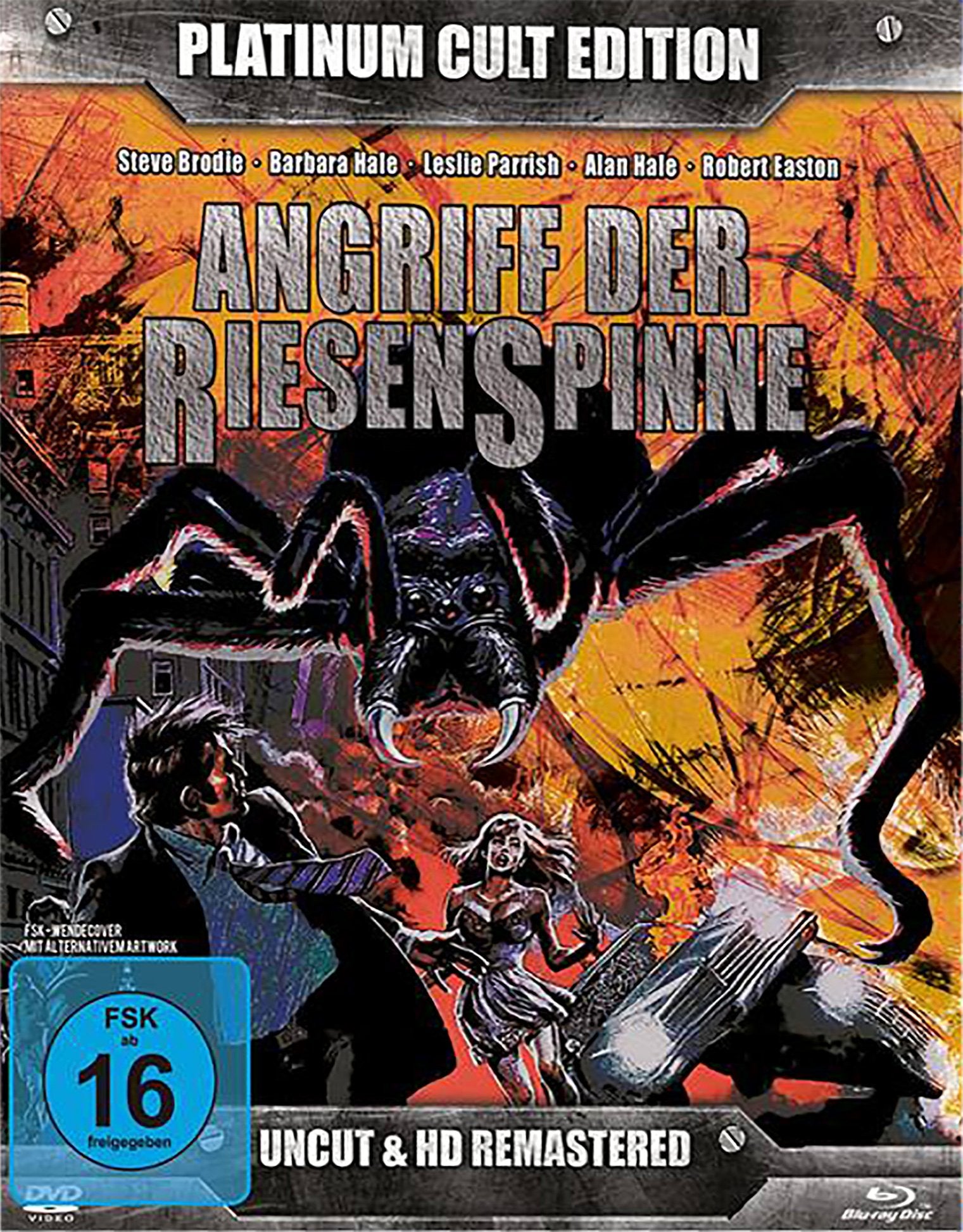Angriff der Riesenspinne - Platinum Cult Edition (Blu-Ray + 2 DVDs + Audio-CD) limitierte Auflage 1000 Stück !! Films