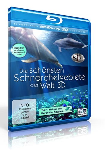 Die schönsten Schnorchelgebiete der Welt (inkl. 2D/anaglyphe 3D-Version) (+ 2 3D-Brillen) Box sets