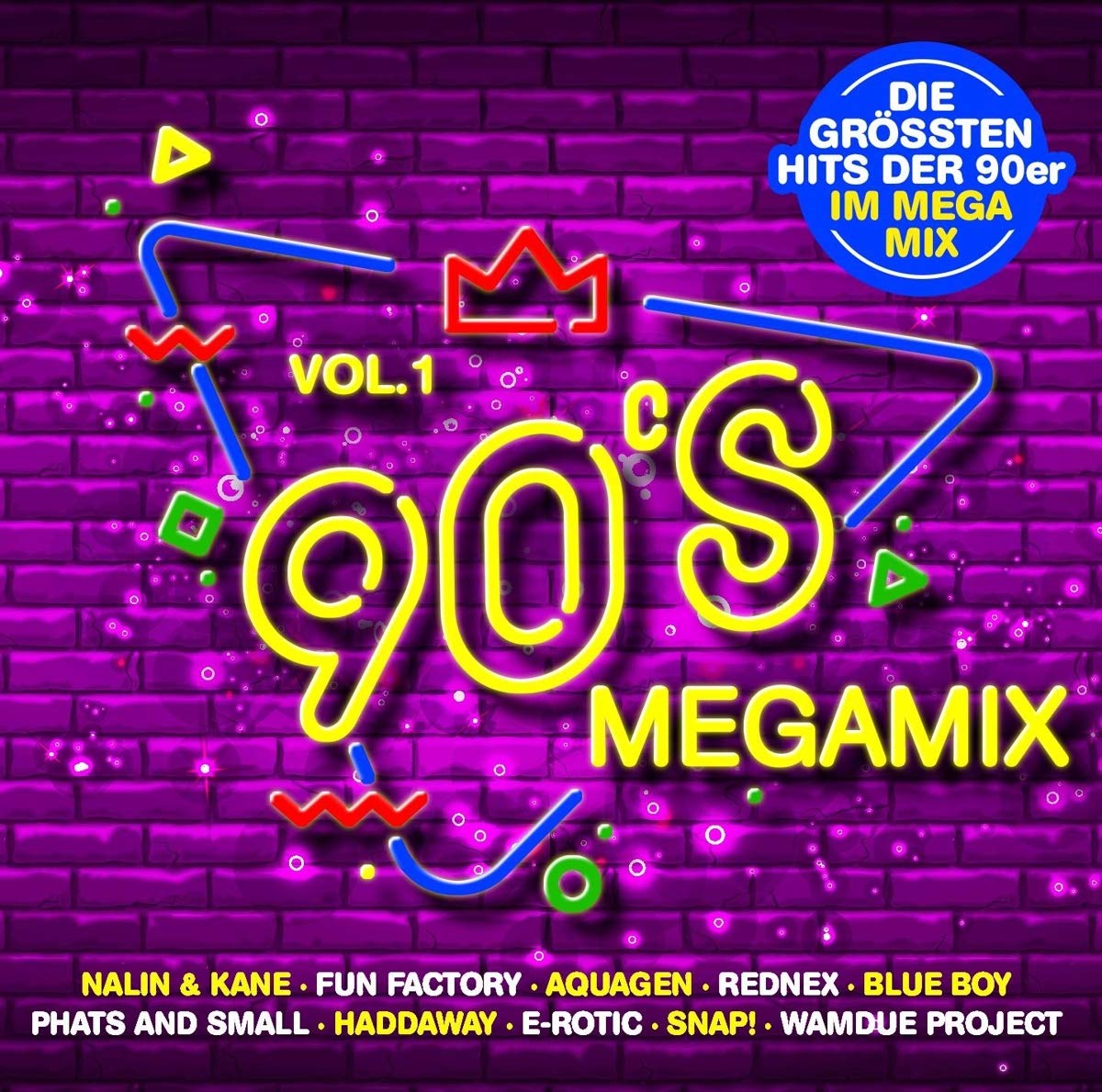 90s Megamix Vol.1-die Großten Hits der 90er Dance & Electronic