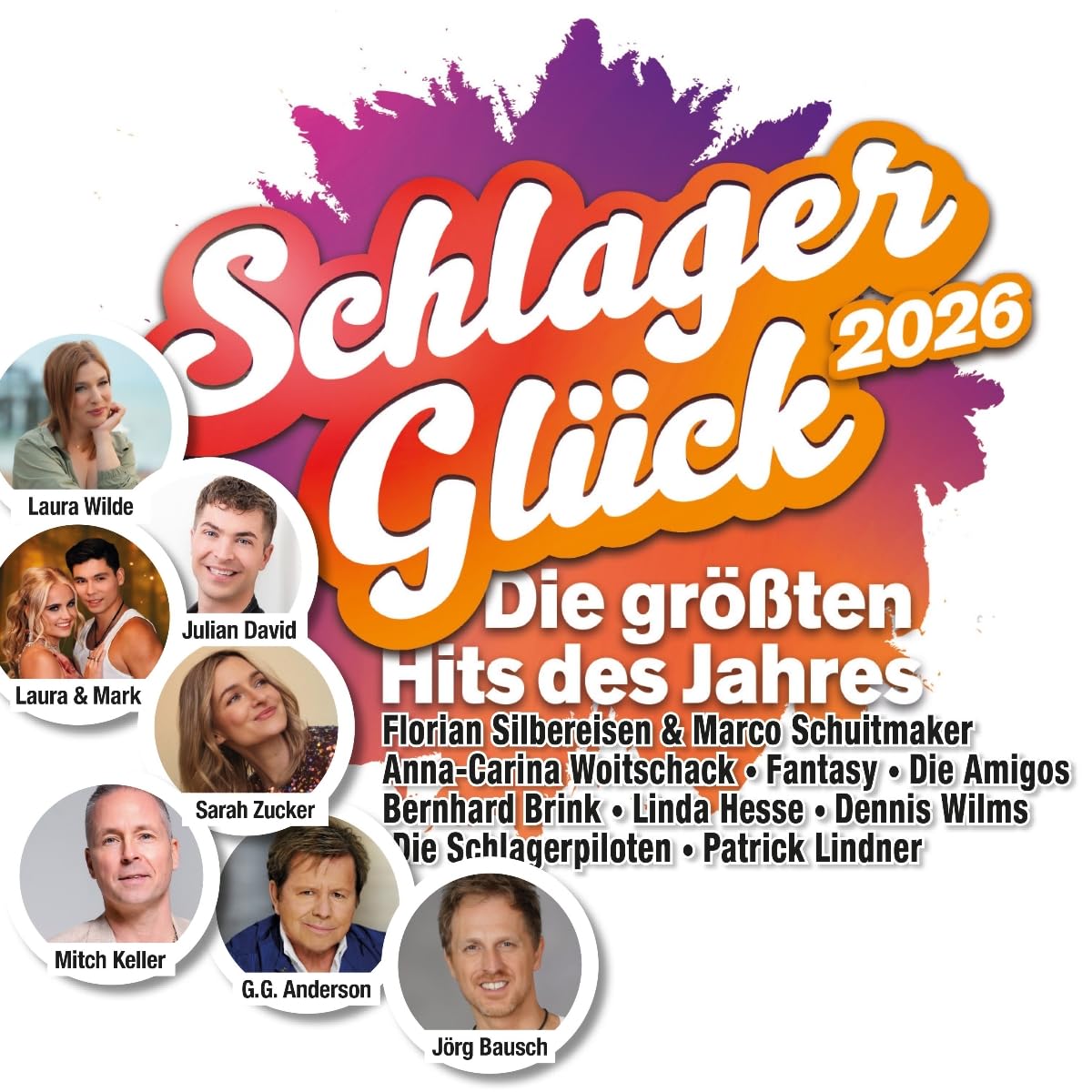 Schlager Glück 2026-Die Hits Des Jahres (2CD) German Schlager & Volksmusik