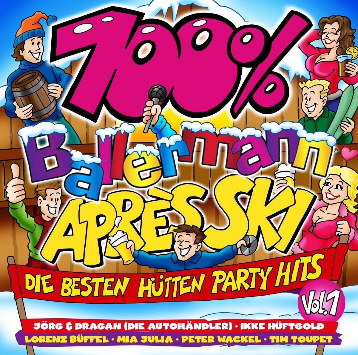100% Ballermann Apres Ski - Die Bes German Schlager & Volksmusik
