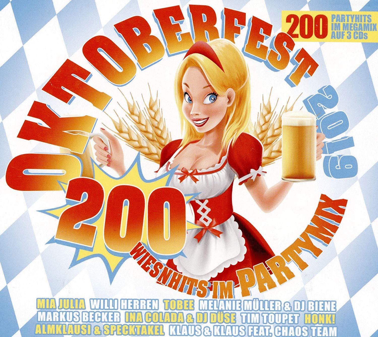 Oktoberfest 2019-200 Wiesnhits im Partymix German Schlager & Volksmusik