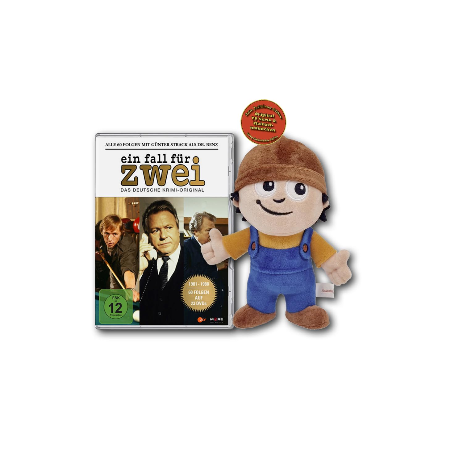 Ein Fall für Zwei - Die Günther Strack Box / 23 DVDs / limitierte Auflage inklusive Mainzelmännchen Films