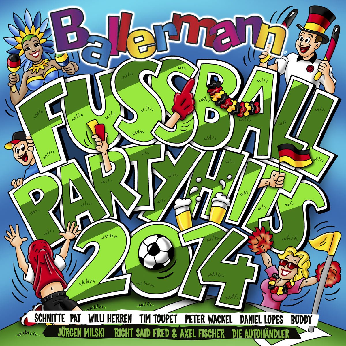 Ballermann Fußball Party Hits 2014 Pop