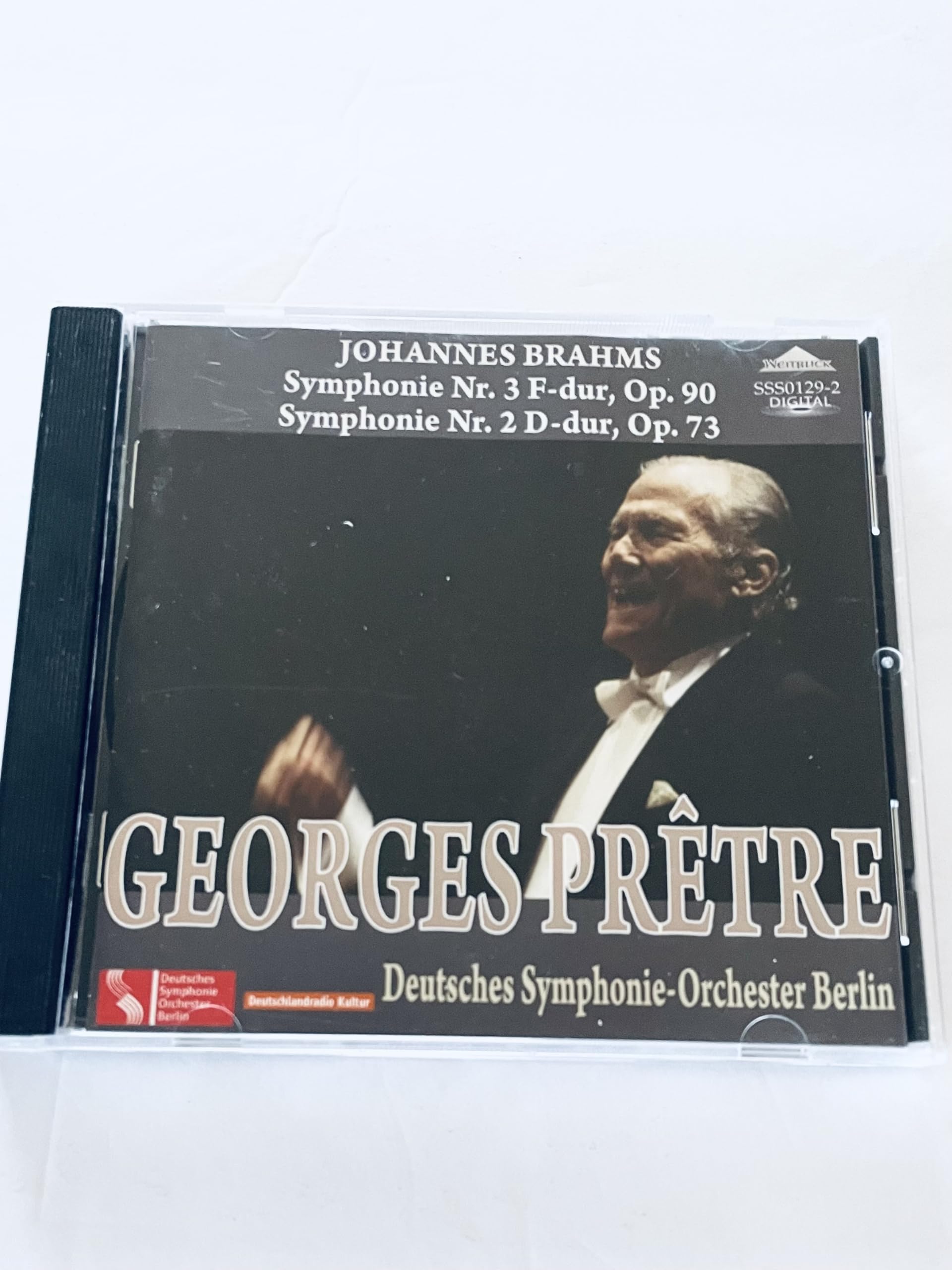 Deutches Symphonie Orcheste Pretre - Brahms: Symphony No. 2 And 3 Op. 90 cd
