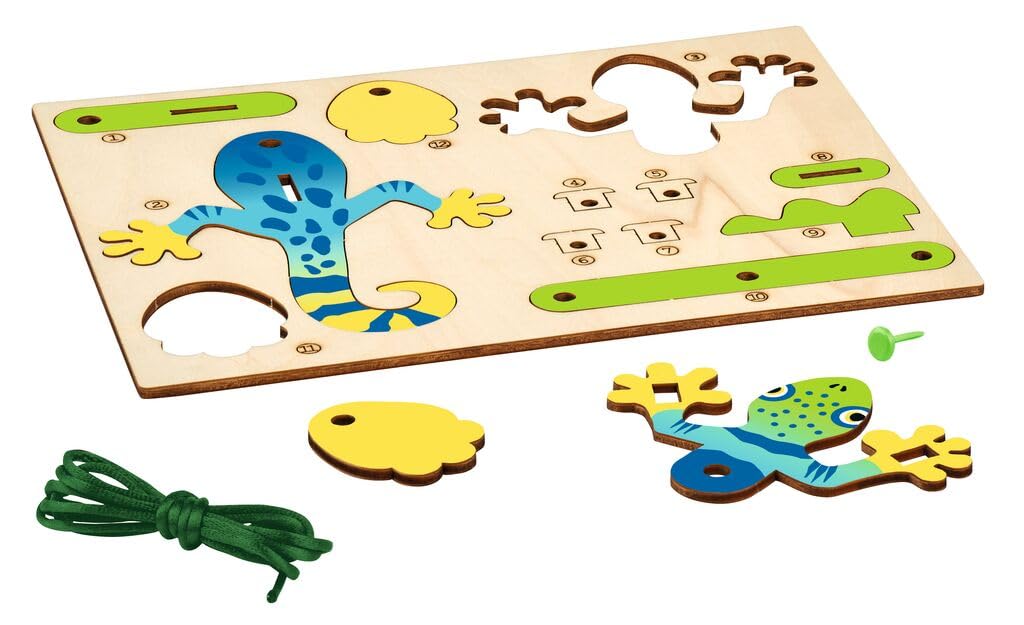 Maße: 10 x 7 x 5 cm erhältlich | PhänoMINT Klettergecko Music