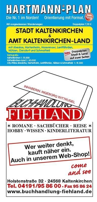 HARTMANN-PLAN Kaltenkirchen Stadt & Amt Kaltenkirchen-Land Doppelplan Leisure, Home & Garden