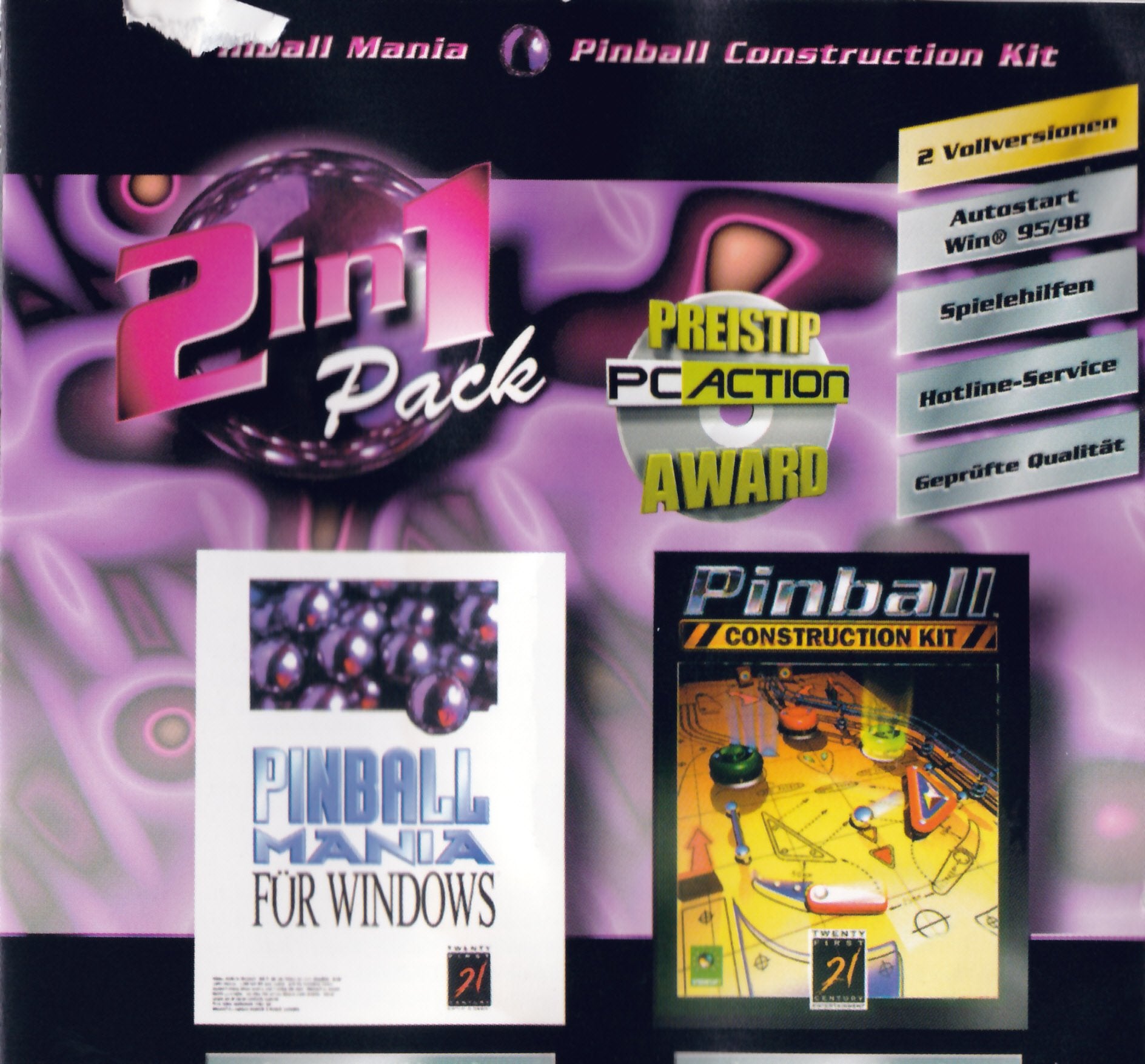 Pinball Mania & Pinball Construction Kit Other software