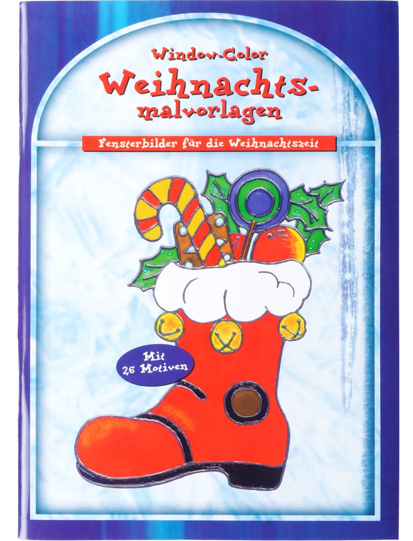 keine Angabe Window Color Buch mit 26 Malvorlagen Weihnachten Books