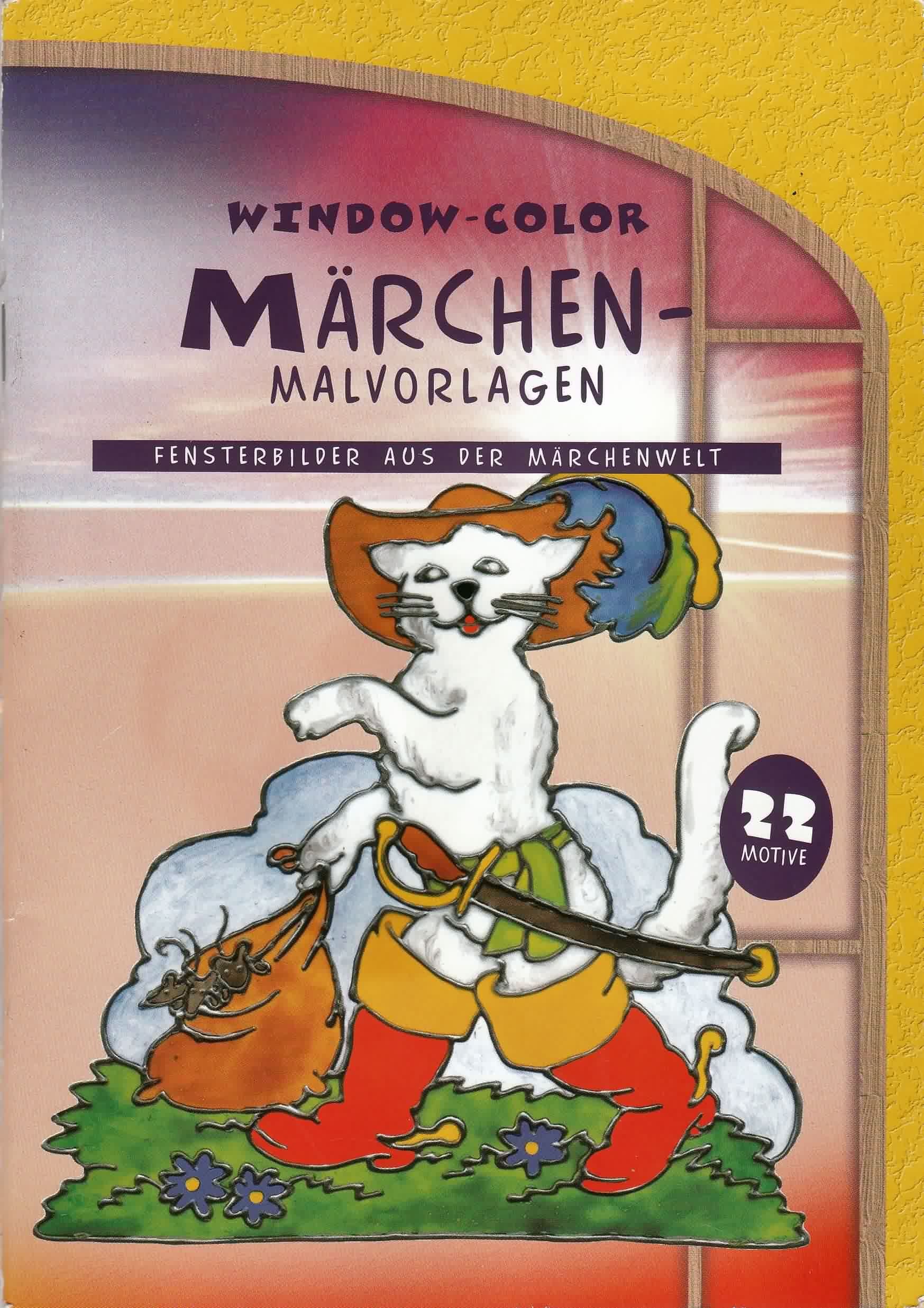 WINDOW-COLOR / MÄRCHEN-MALVORLAGEN / Fensterbilder aus der Märchenwelt / 22 Motive Books