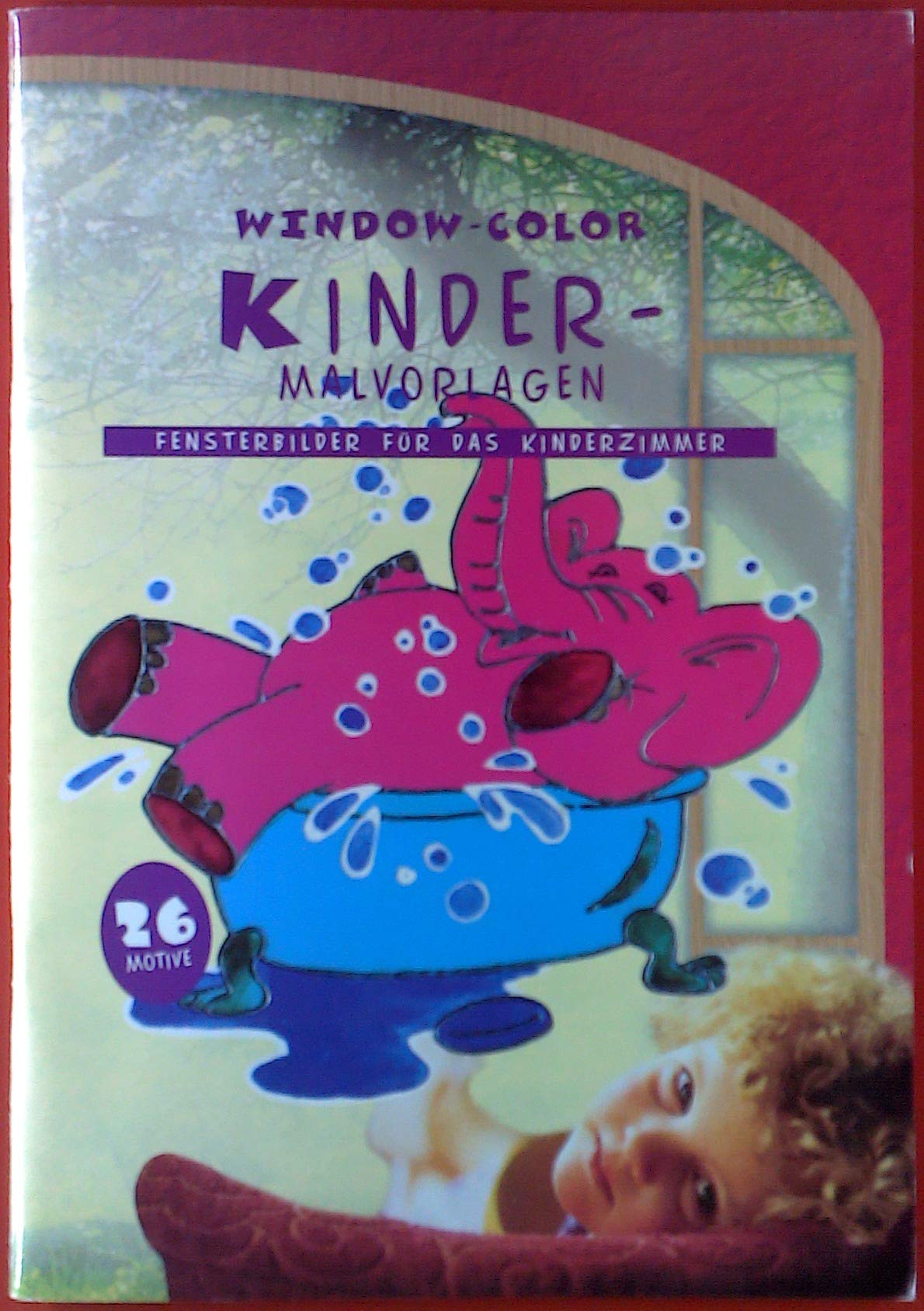 Window-Color Blumen und Ranken-Malvorlagen. Fensterbilder für die Sommerzeit. 21. Motive Books
