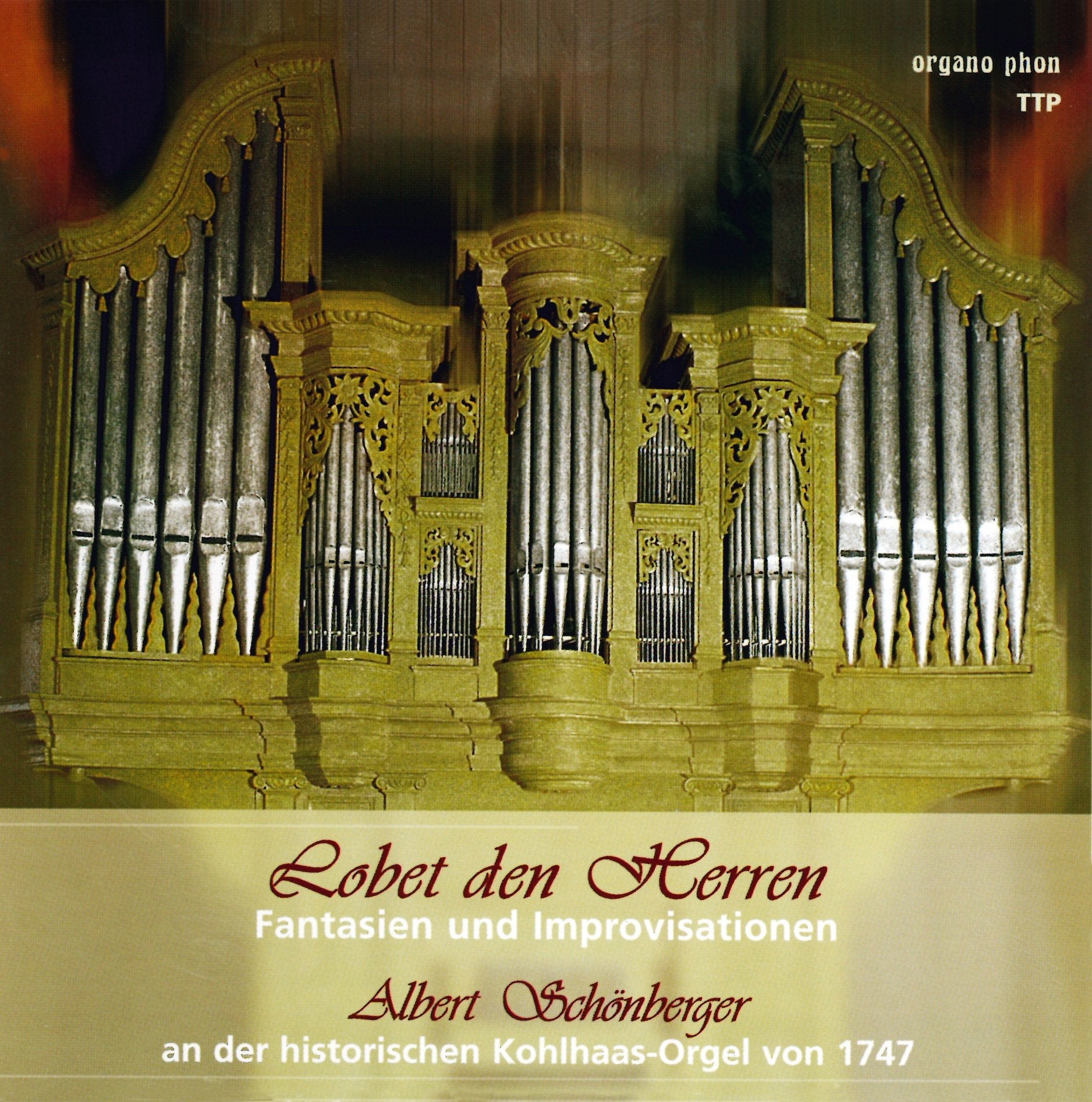 ALBERT SCHÖNBERGER, Lobet den Herren - Fantasien und Improvisationen Music