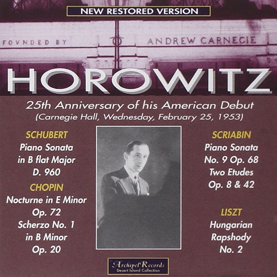 Horowitz - 25th Anniversary Of His American Debut Classical
