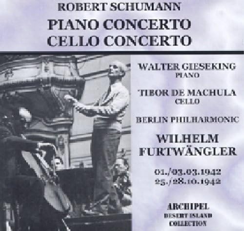 Klavierkonzert W Gieseking Kl Cello Conc Classical