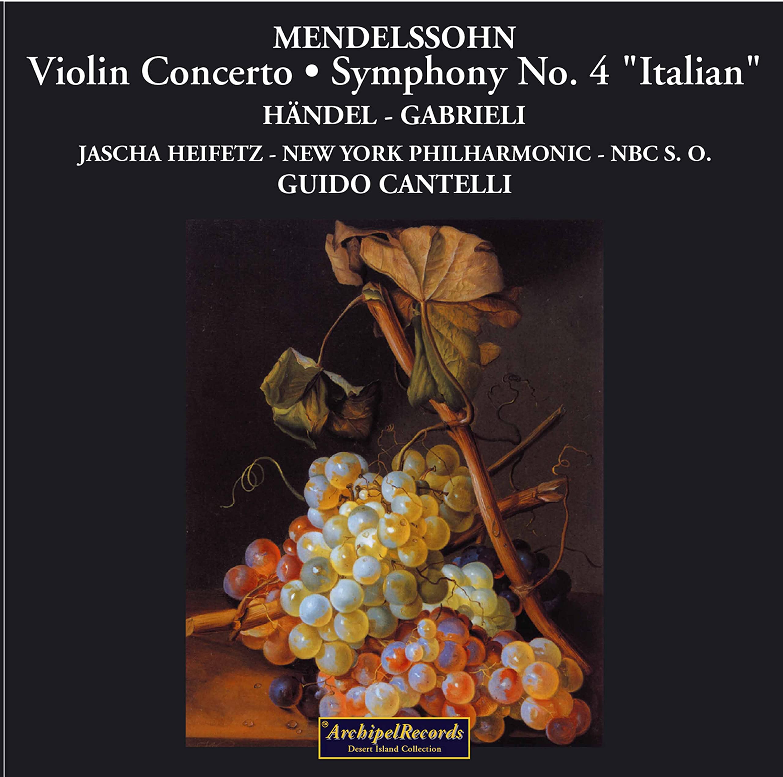 Violin Konzert Op.64,Sinfonie 4 NBC Classical