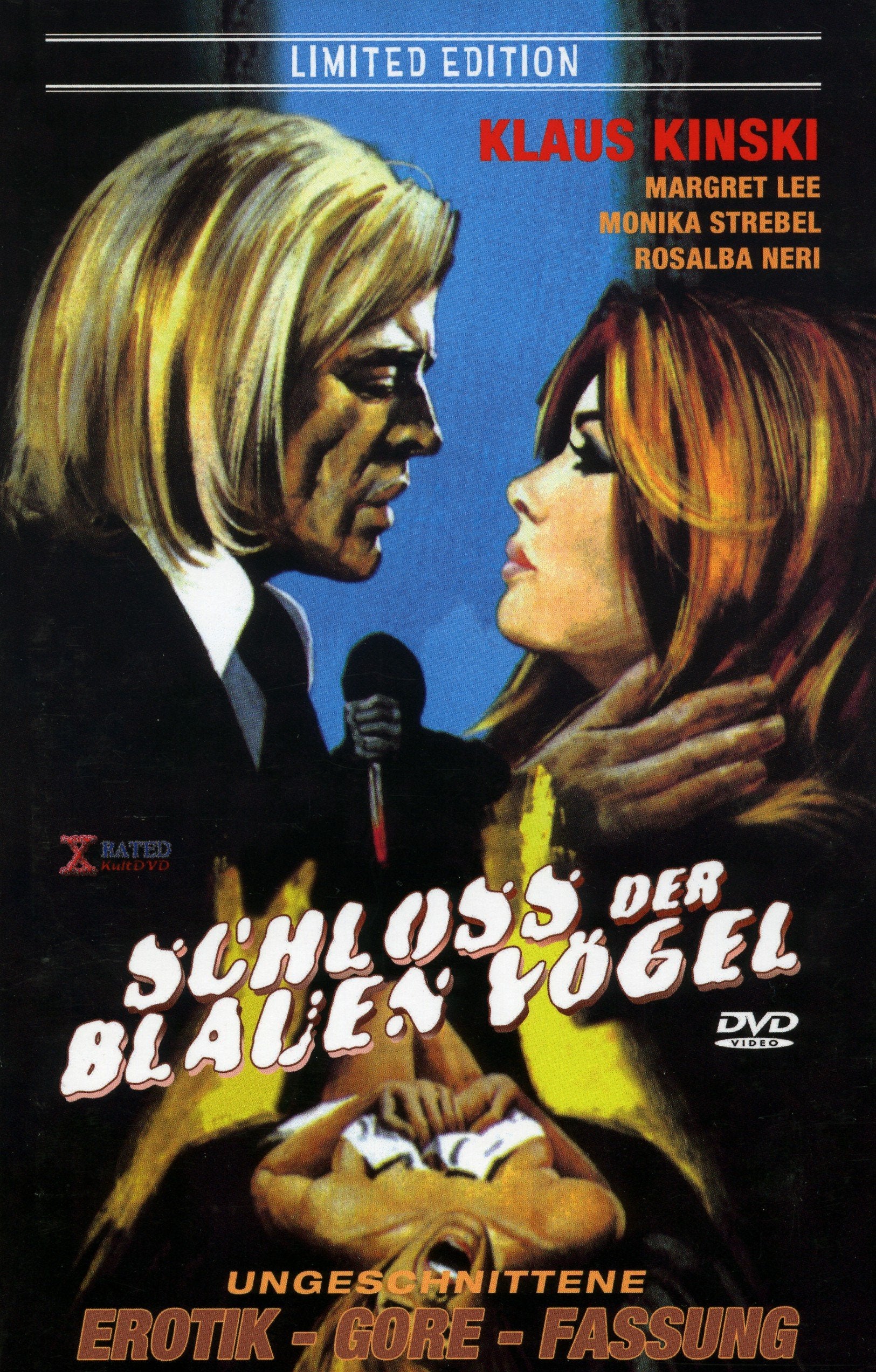 Der Triebmörder - DAS SCHLOSS DER BLAUEN VÖGEL X-Rated Giallo Series DVD große Hartbox No 7 Films