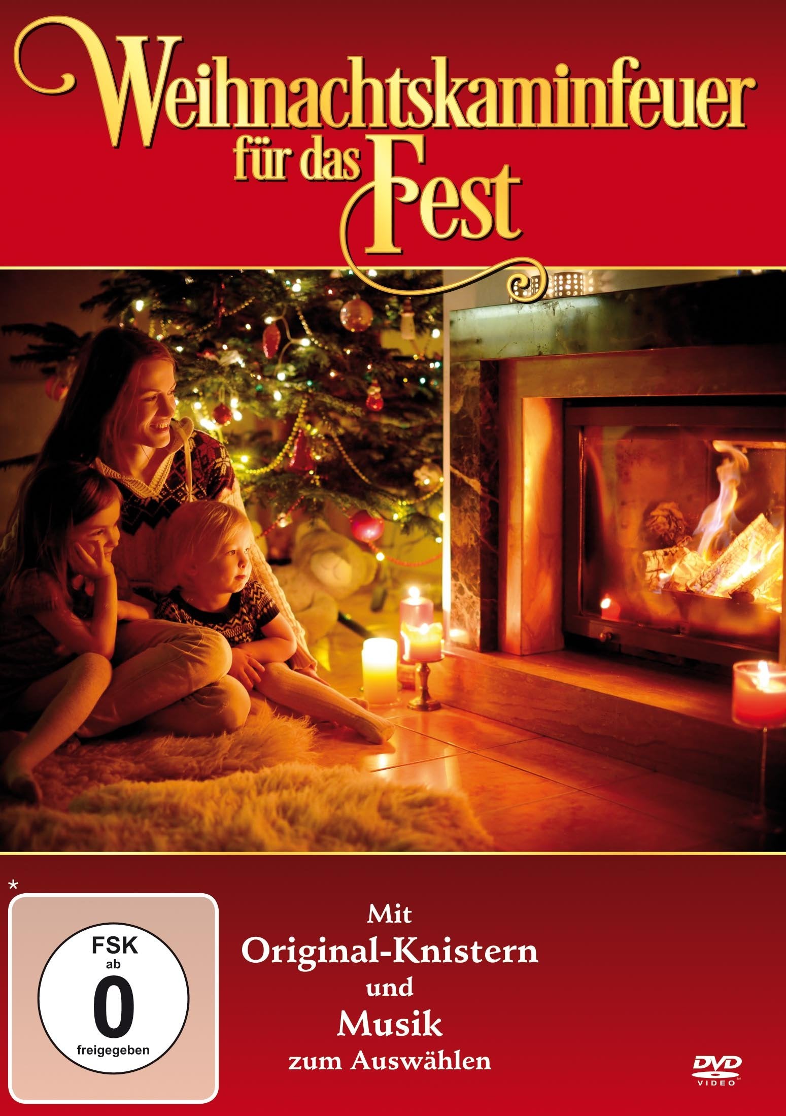 Weihnachtskaminfeuer Für Das Fest Films