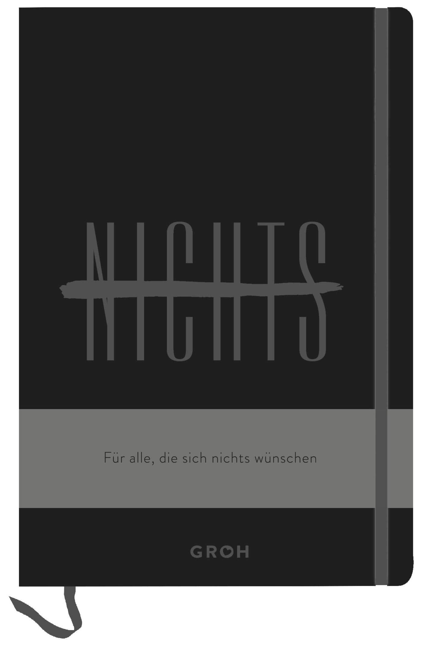 Notizbuch NICHTS schwarz Lifestyle Books