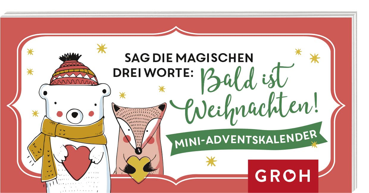 Sag die magischen drei Worte: Bald ist Weihnachten. Mini-Adventskalender Lifestyle