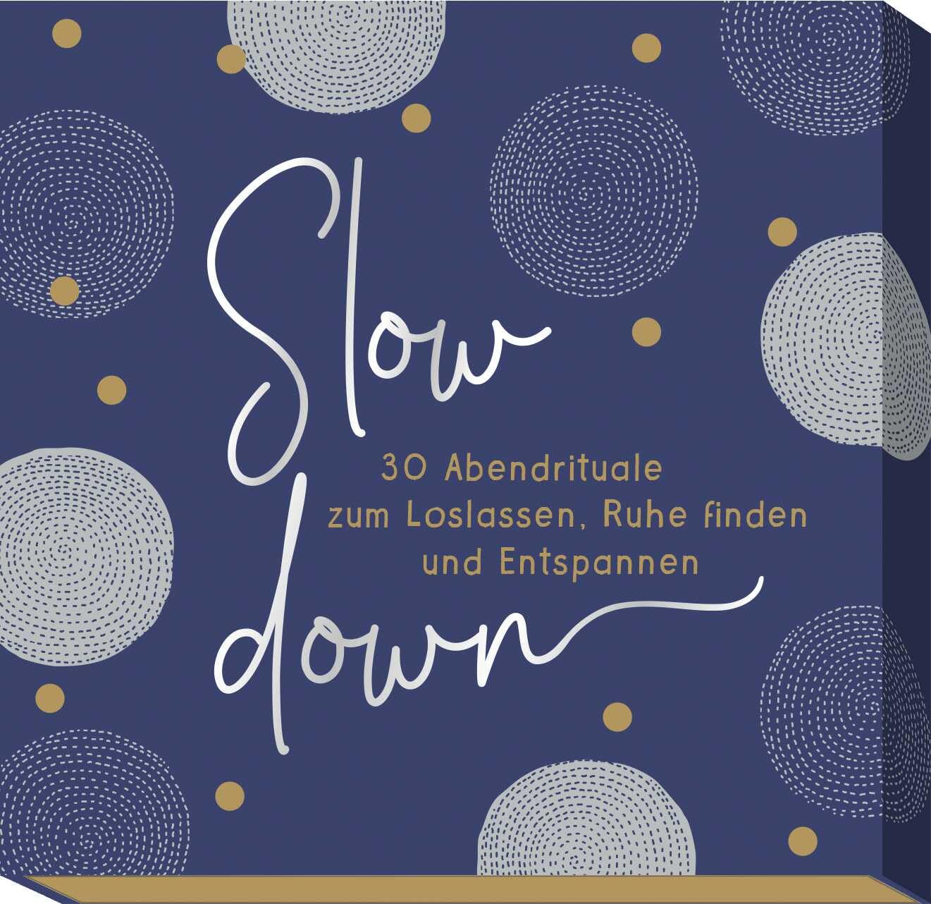Slow down: 30 Abendrituale zum Loslassen, Ruhe finden und Entspannen | Selfcare-Karten Business, Finance & Career