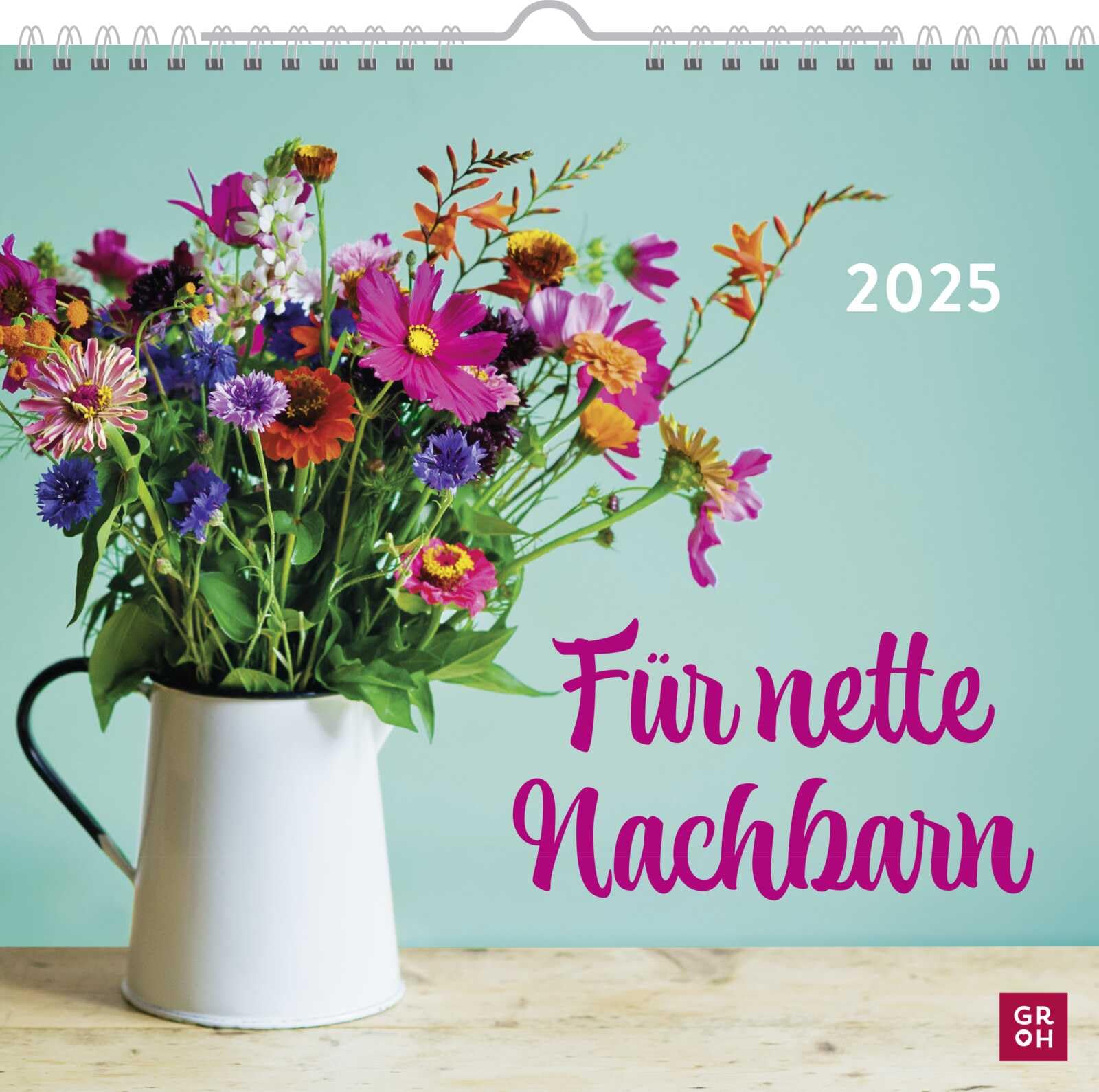 Wandkalender 2025: Für nette Nachbarn: Kleiner Monatskalender 2025 mit tollen Fotos und Zitaten - das perfekte Geschenk für Nachbarn book