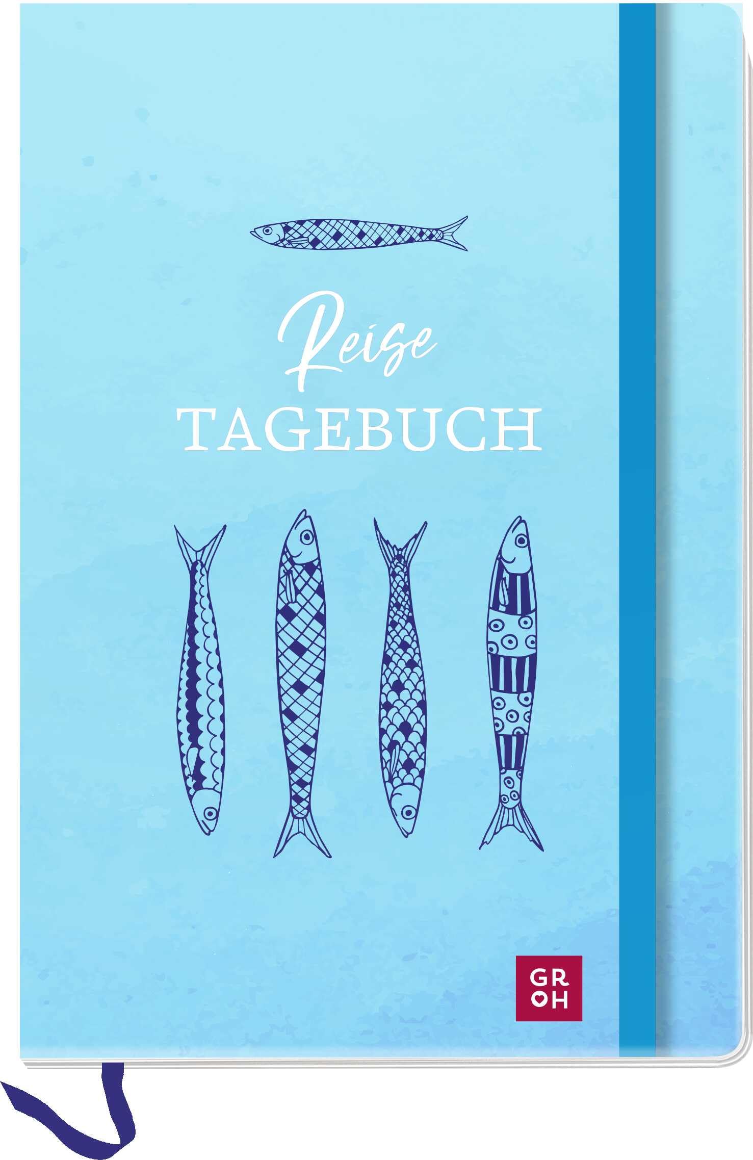 Reisetagebuch (Fische): Journal für Erwachsene zum Ausfüllen - für Weltenbummler und Urlauber in handlichem Format. Mit Sammeltasche. (Reisetagebücher zum Ausfüllen) Travel Guides