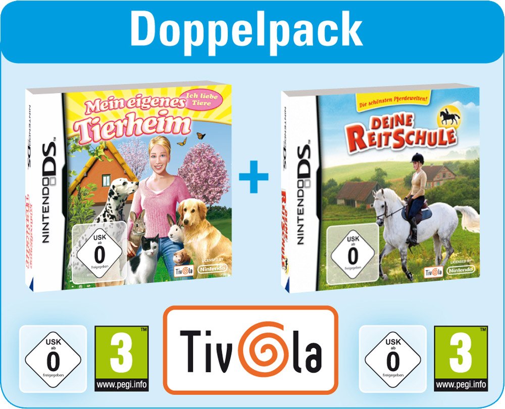 Mein eigenes Tierheim / Deine Reitschule NDS-Doppelpack Nintendo DS