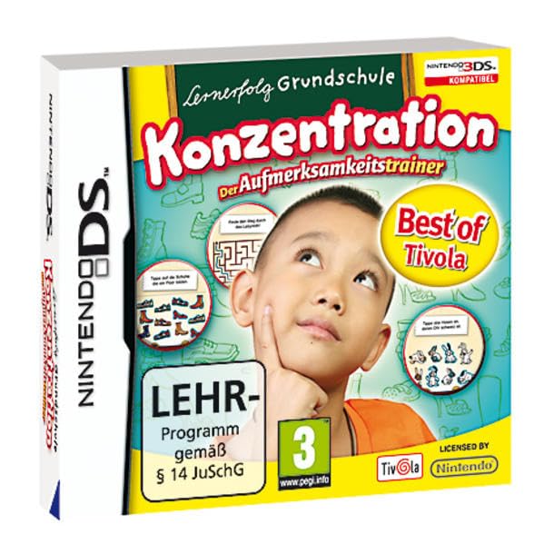 Best of Tivola: Lernerfolg Grundschule Konzentration- der Aufmerksamkeitstrainer Nintendo DS