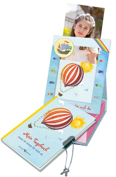 Jesus ist immer für mich da: Tagebuch und Fotorahmen Stationery