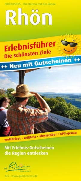 Rhön: Erlebnisführer mit Gutscheinen und Informationen zu Freizeiteinrichtungen auf der Kartenrückseite, wetterfest, reißfest, abwischbar, GPS-genau. ... GPS-genau. 1:120000. Neu mit Gutschein Leisure, Home & Garden