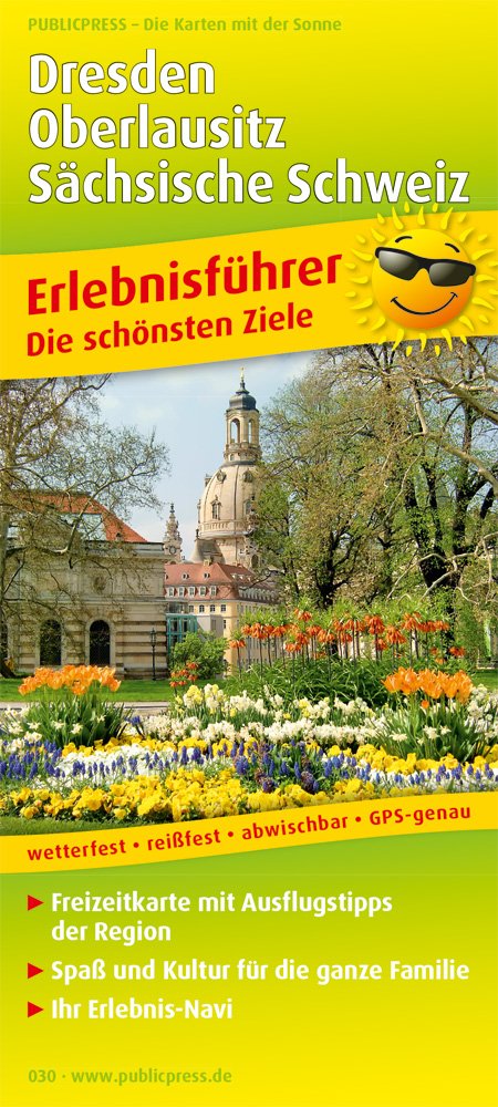 Dresden, Oberlausitz, Sächsische Schweiz: Erlebnisführer mit Informationen zu Freizeiteinrichtungen auf der Kartenrückseite, wetterfest, reißfest, abwischbar, GPS-genau. 1:180000 (Erlebnisführer / EF) Leisure, Home & Garden