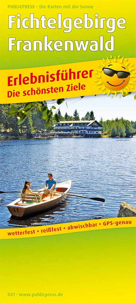 Fichtelgebirge und Frankenwald: Erlebnisführer mit Informationen zu Freizeiteinrichtungen auf der Kartenrückseite, wetterfest, reißfest, abwischbar, GPS-genau. 1:120000 (Erlebnisführer: EF) Leisure, Home & Garden