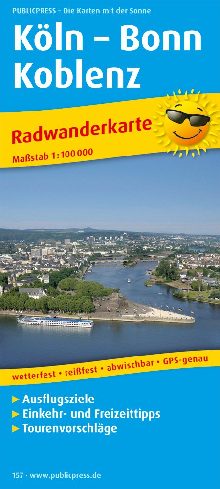 Köln - Bonn - Koblenz: Radkarte mit Ausflugszielen, Einkehr- & Freizeittipps, wetterfest, reissfest, abwischbar, GPS-genau. 1:100000 (Radkarte / RK) Leisure, Home & Garden