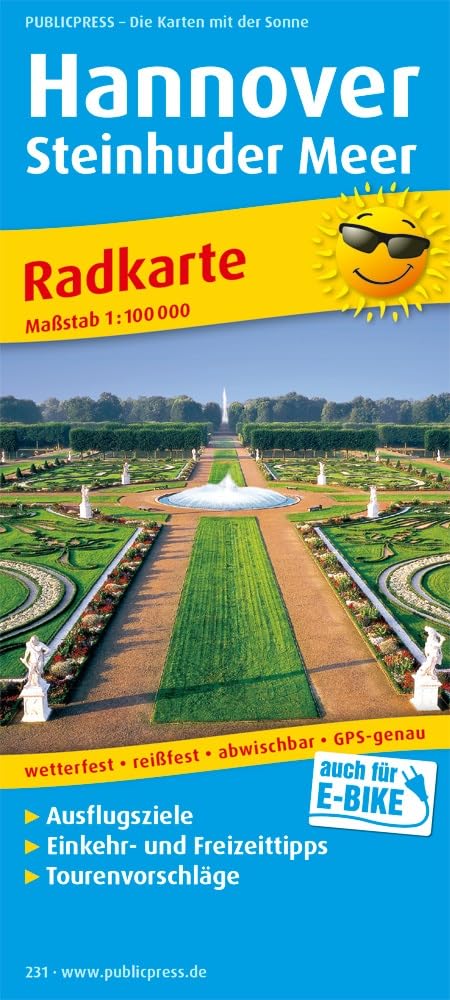 Hannover - Steinhuder Meer: Radkarte mit Ausflugszielen, Einkehr- & Freizeittipps, wetterfest, reissfest, abwischbar, GPS-genau. 1:100000 (Radkarte: RK) Leisure, Home & Garden