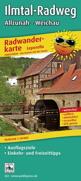 Ilmtal-Radwanderweg 1 : 50 000 Leisure, Home & Garden