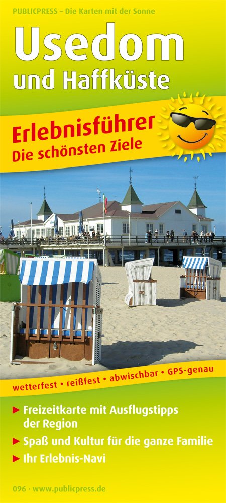 Usedom und Haffküste: Erlebnisführer mit Informationen zu Freizeiteinrichtungen auf der Kartenrückseite, wetterfest, reißfest, abwischbar, GPS-genau. ... GPS-genau. 1:120000 (Erlebnisführer / EF) Leisure, Home & Garden
