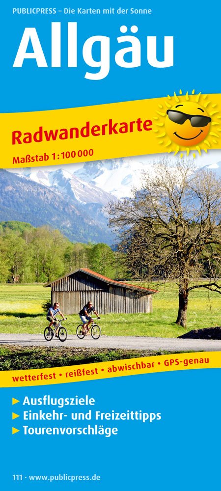 Allgäu: Radkarte mit Ausflugszielen, Einkehr- & Freizeittipps, wetterfest, reissfest, abwischbar, GPS-genau. 1:100000 (Radkarte / RK) Leisure, Home & Garden