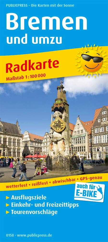 Bremen und umzu: Radkarte mit Ausflugszielen, Einkehr- & Freizeittipps, wetterfest, reissfest, abwischbar, GPS-genau. 1:100000 (Radkarte / RK) Leisure, Home & Garden