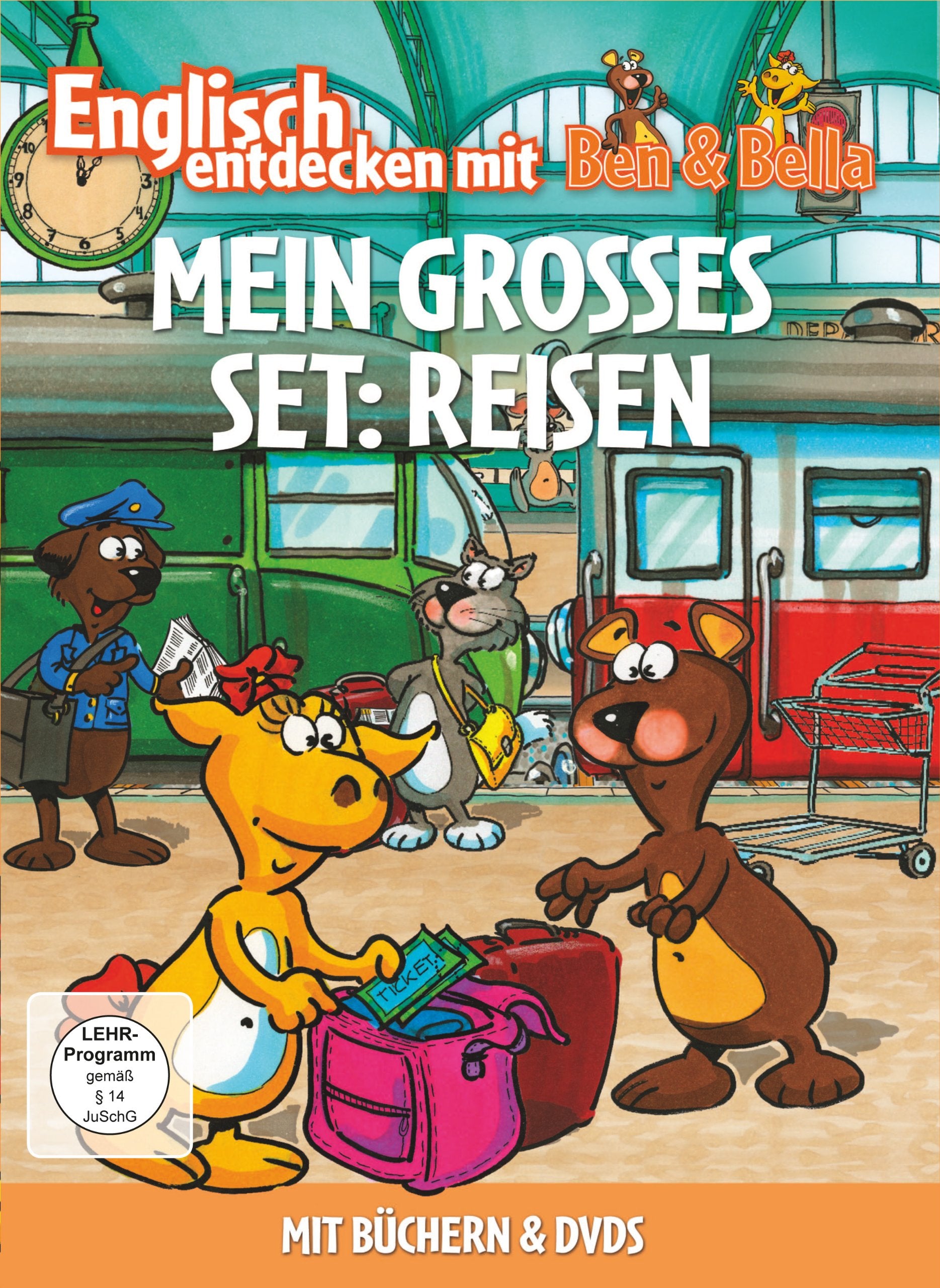 Englisch entdecken mit Ben & Bella - Mein großes Set : Reisen (2 Discs + Bücher) Films