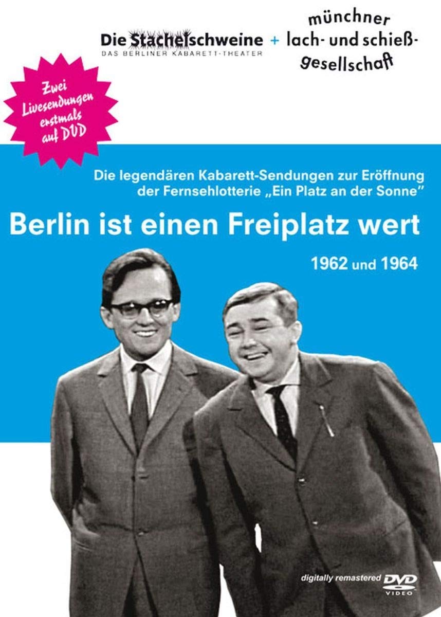 Berlin ist einen Freiplatz wert - Die legendären Kabarett-Sendungen zur Eröffnung der Fernsehlotterie 'Ein Platz an der Sonne' 1962 und 1964 Box sets