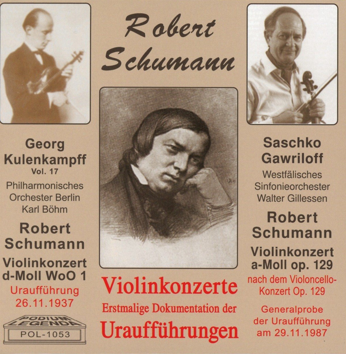 Uraufführungen der Violinkonzerte Books