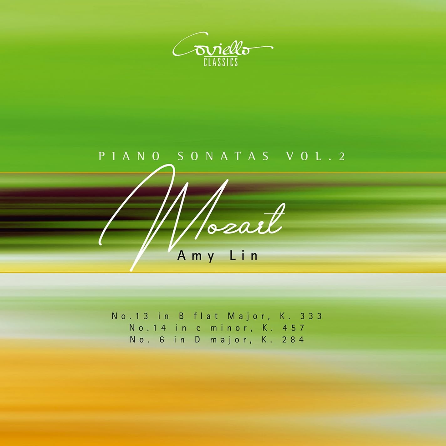 Mozart : Sonates pour Piano-Volume 2 / Amy Lin cd