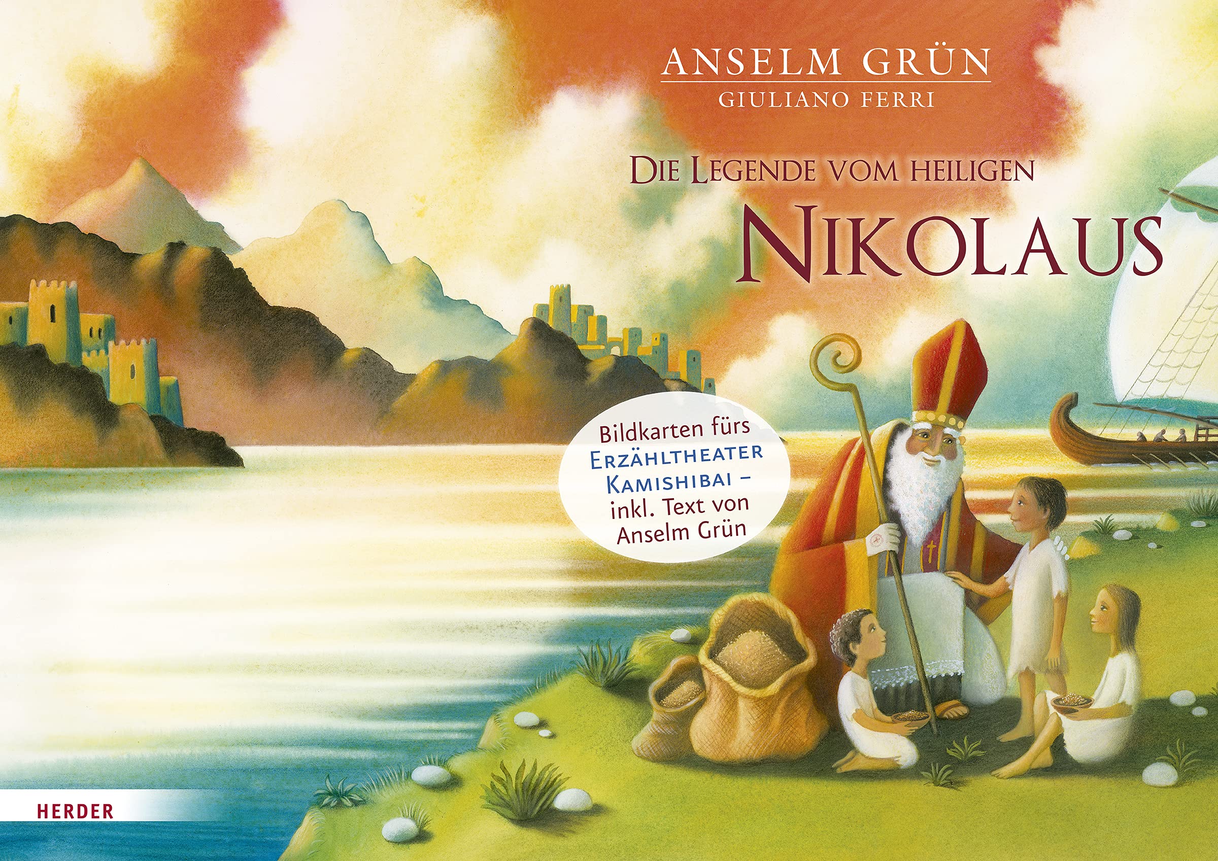 Die Legende vom heiligen Nikolaus. Bildkarten fürs Erzähltheater Kamishibai Religion & Esotericism