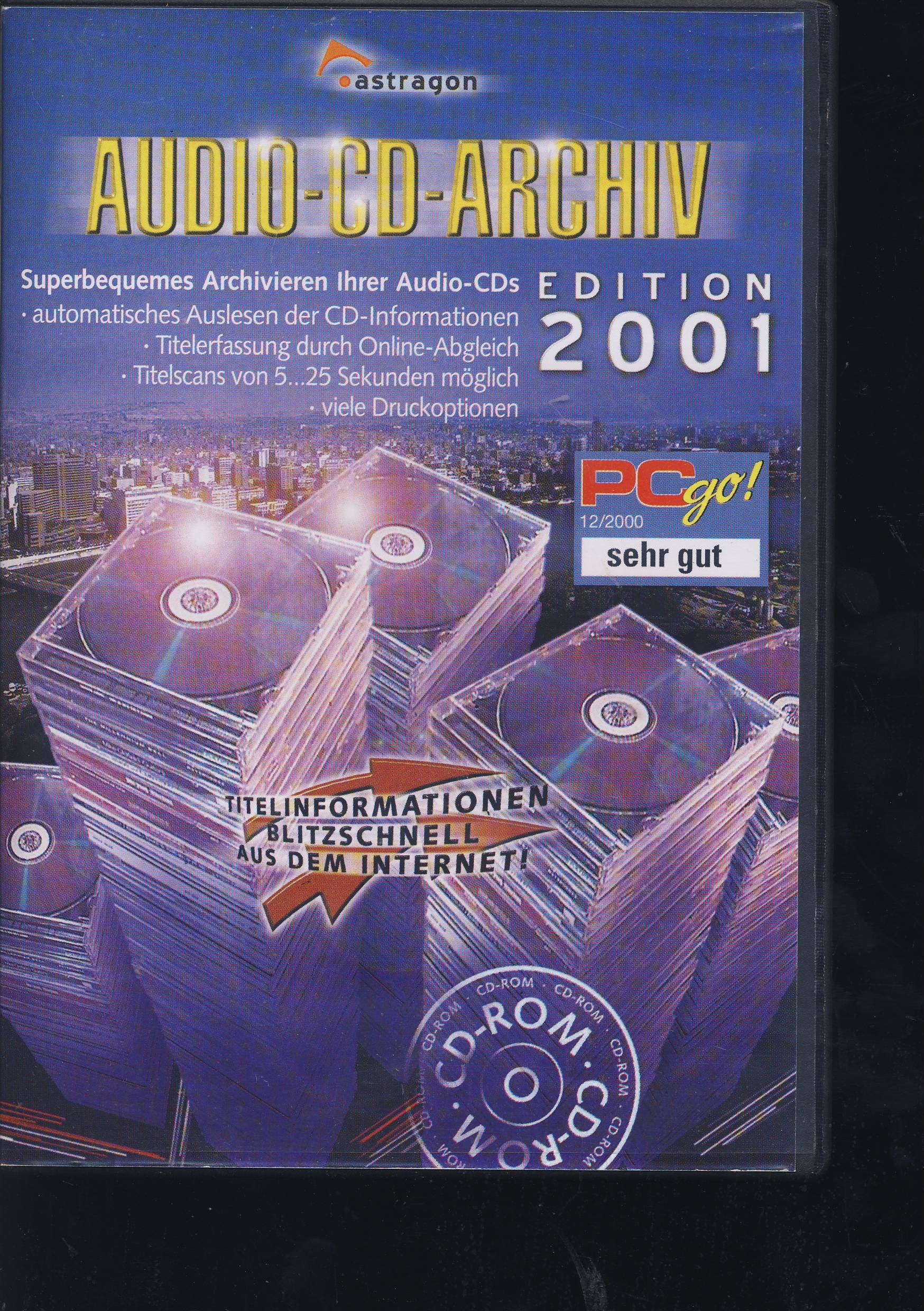 Audio CD Archiv - Edition 2001: Archivierung von Audio CD's ohne lästige Eingabe per Hand Travel