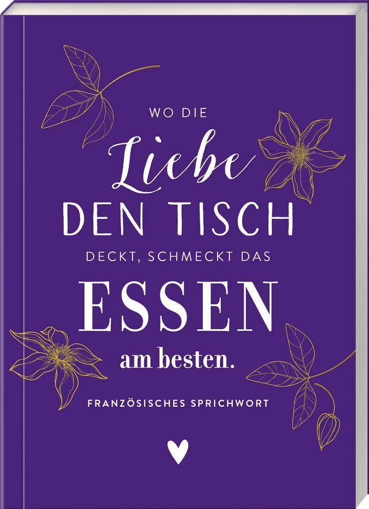 Kleines Notizheft (Lila mit Blumen, Hölker Küchenpapeterie) Lifestyle