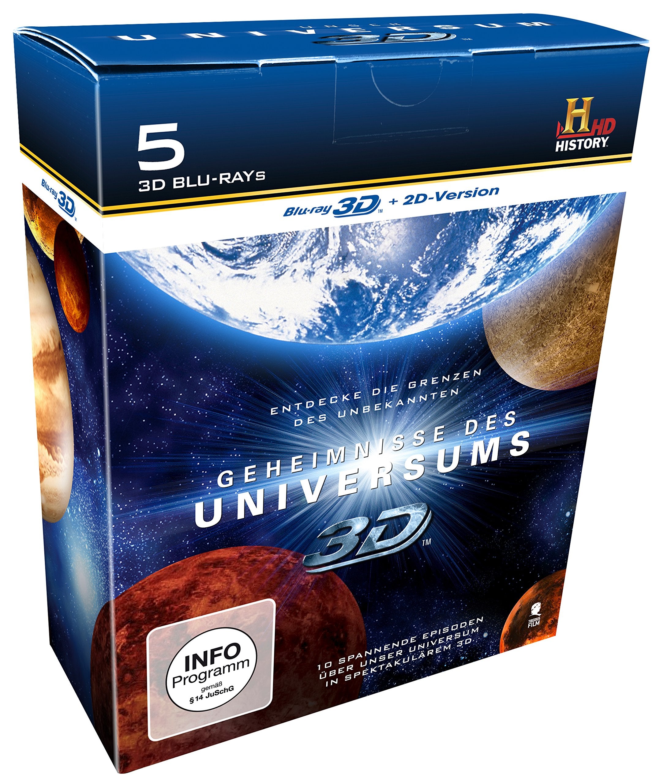 Geheimnisse des Universums - Die große History 3D-Box (Limited Edition, exklusiv bei Amazon.de) Box sets